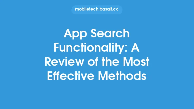 App Search Functionality: A Review of the Most Effective Methods Thumbnail