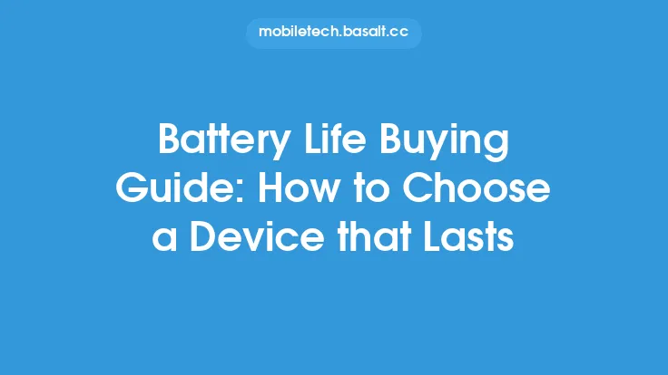 Battery Life Buying Guide: How to Choose a Device that Lasts Thumbnail