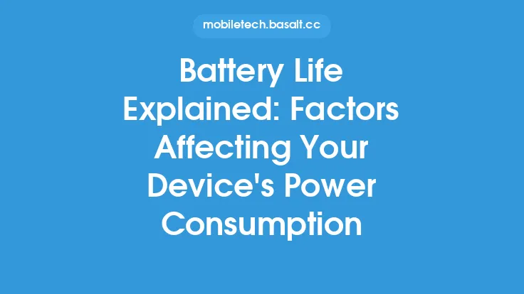 Battery Life Explained: Factors Affecting Your Device
