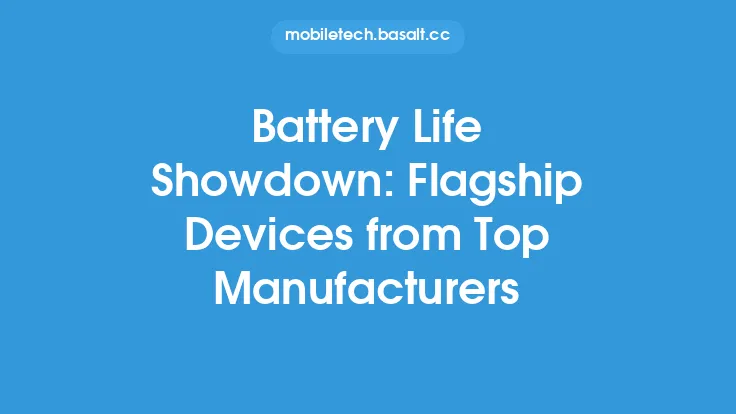 Battery Life Showdown: Flagship Devices from Top Manufacturers Thumbnail