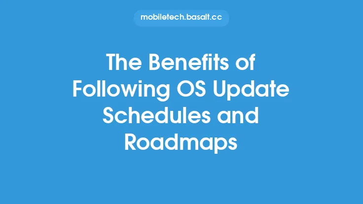 The Benefits of Following OS Update Schedules and Roadmaps Thumbnail