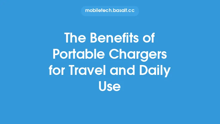 The Benefits of Portable Chargers for Travel and Daily Use Thumbnail