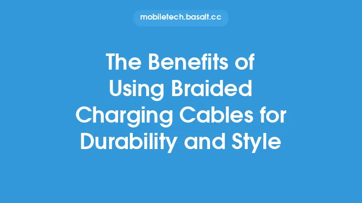 The Benefits of Using Braided Charging Cables for Durability and Style Thumbnail