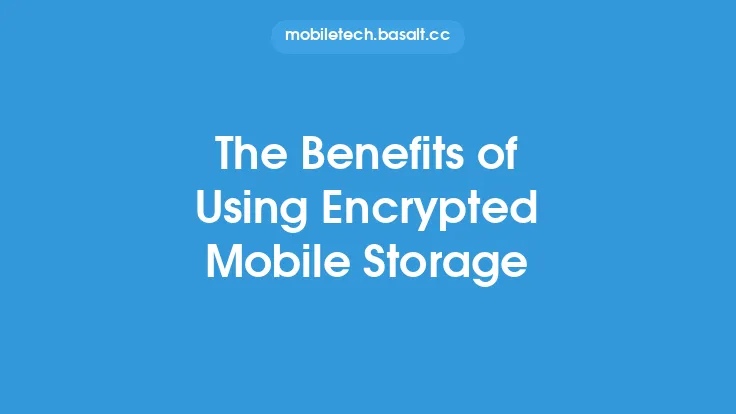 The Benefits of Using Encrypted Mobile Storage Thumbnail
