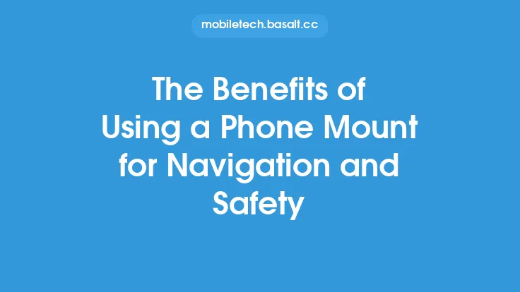 The Benefits of Using a Phone Mount for Navigation and Safety Thumbnail