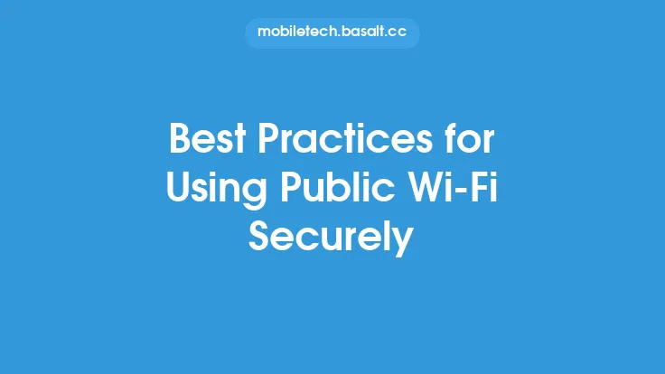 Best Practices for Using Public Wi-Fi Securely Thumbnail