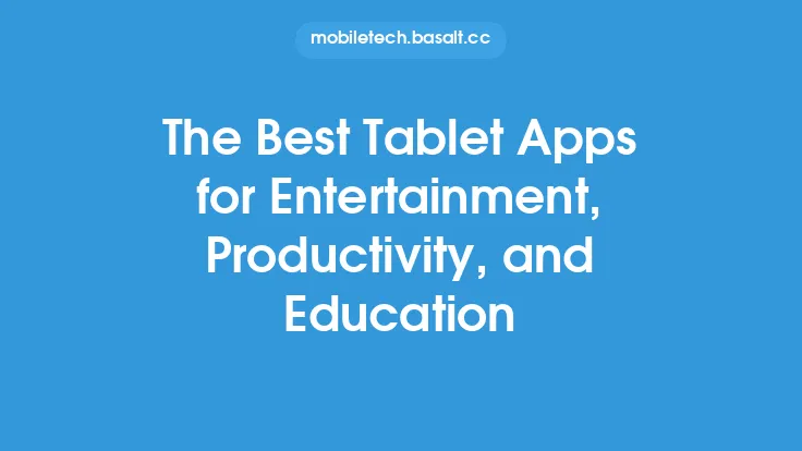 The Best Tablet Apps for Entertainment, Productivity, and Education Thumbnail