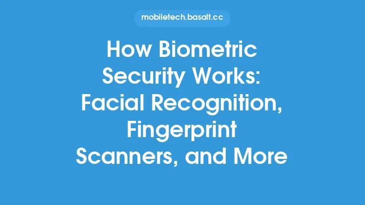 How Biometric Security Works: Facial Recognition, Fingerprint Scanners, and More Thumbnail
