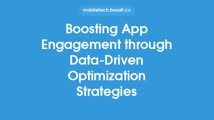 Boosting App Engagement through Data-Driven Optimization Strategies Thumbnail
