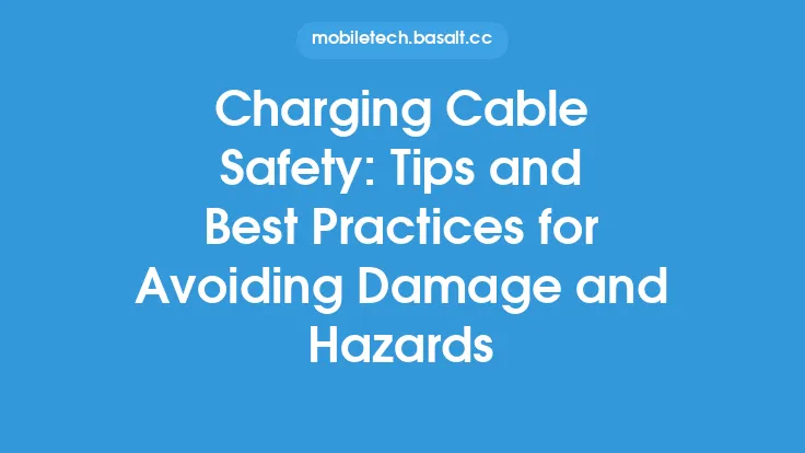 Charging Cable Safety: Tips and Best Practices for Avoiding Damage and Hazards Thumbnail