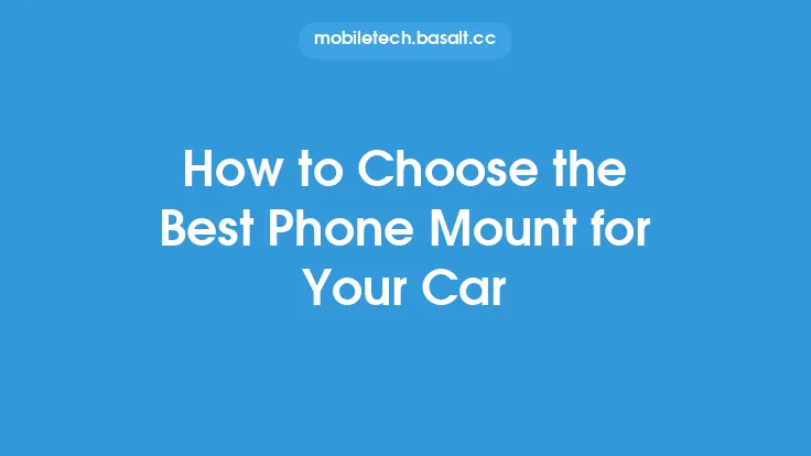 How to Choose the Best Phone Mount for Your Car Thumbnail