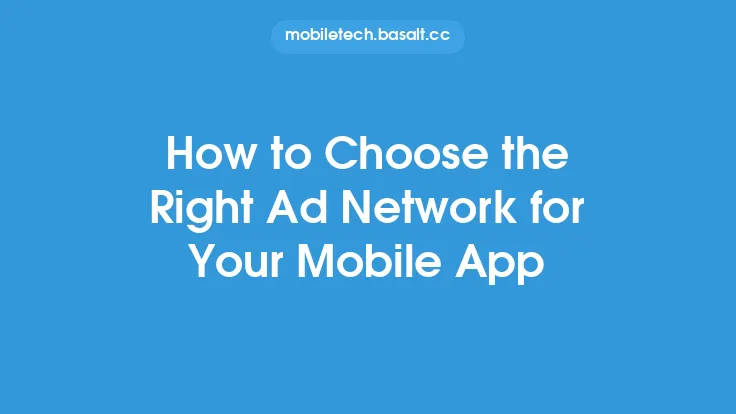 How to Choose the Right Ad Network for Your Mobile App Thumbnail
