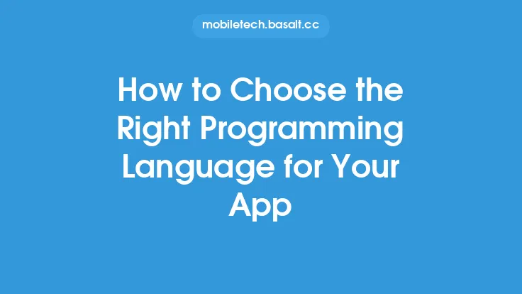 How to Choose the Right Programming Language for Your App Thumbnail