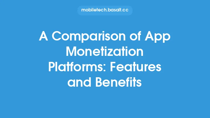 A Comparison of App Monetization Platforms: Features and Benefits Thumbnail