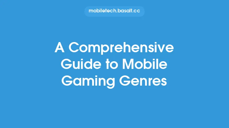 A Comprehensive Guide to Mobile Gaming Genres Thumbnail