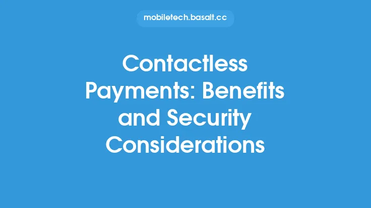 Contactless Payments: Benefits and Security Considerations Thumbnail