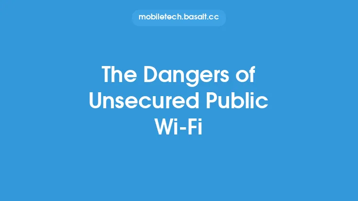 The Dangers of Unsecured Public Wi-Fi Thumbnail