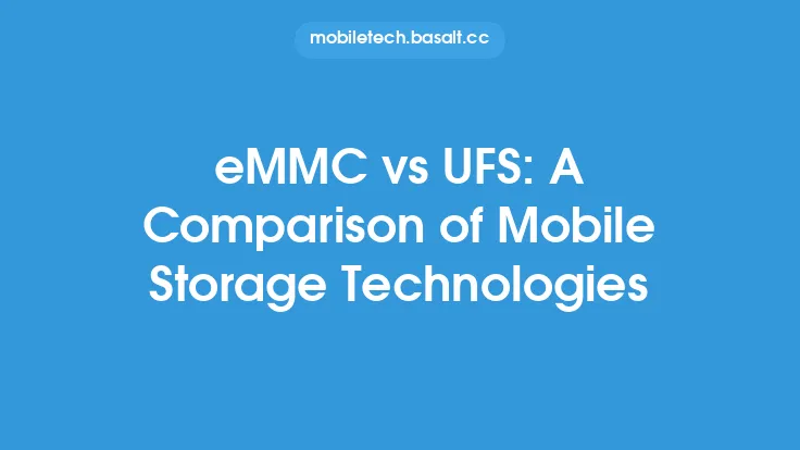 eMMC vs UFS: A Comparison of Mobile Storage Technologies Thumbnail