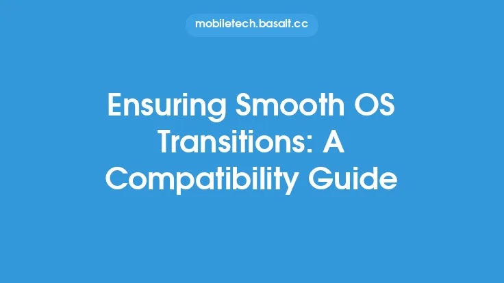 Ensuring Smooth OS Transitions: A Compatibility Guide Thumbnail