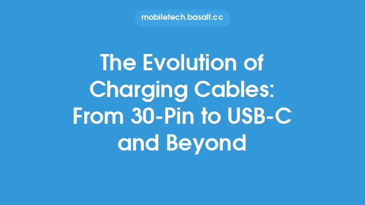 The Evolution of Charging Cables: From 30-Pin to USB-C and Beyond Thumbnail