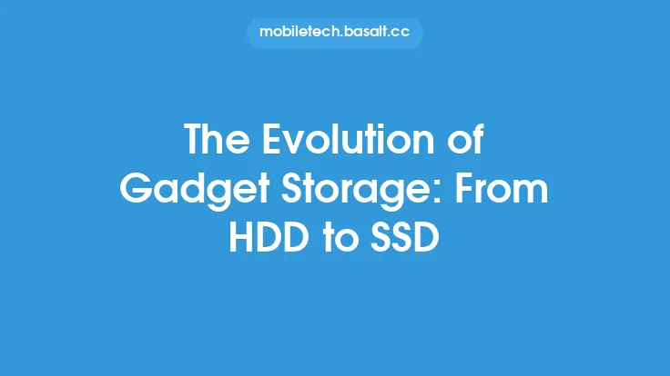 The Evolution of Gadget Storage: From HDD to SSD Thumbnail