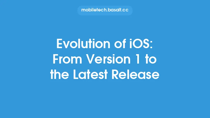 Evolution of iOS: From Version 1 to the Latest Release Thumbnail