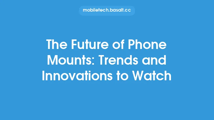 The Future of Phone Mounts: Trends and Innovations to Watch Thumbnail