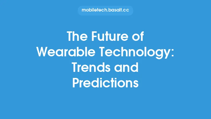 The Future of Wearable Technology: Trends and Predictions Thumbnail