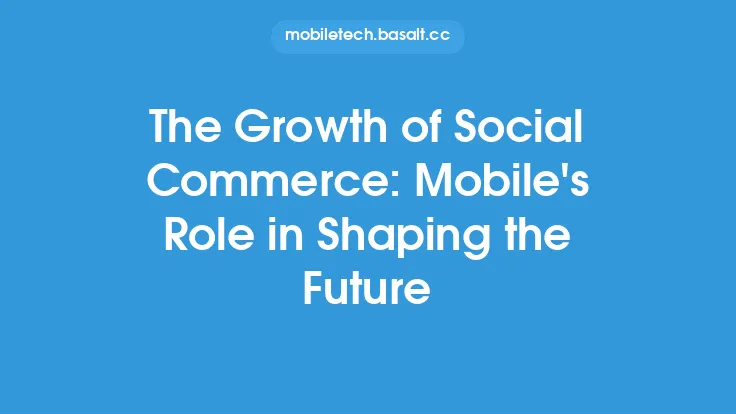 The Growth of Social Commerce: Mobile