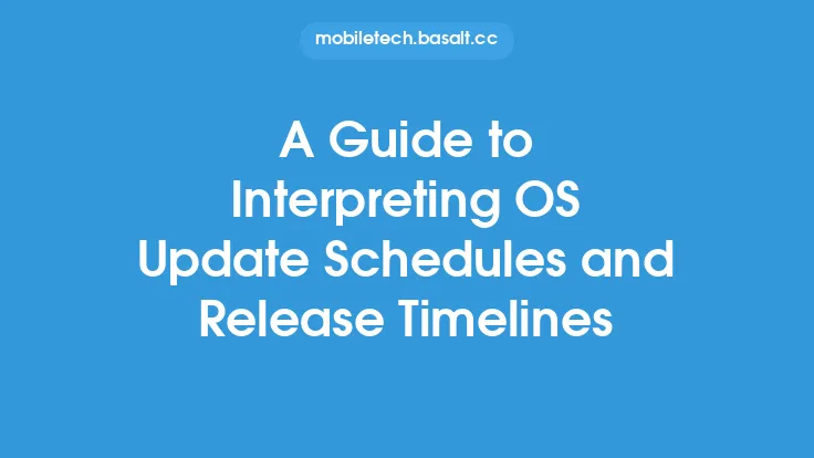 A Guide to Interpreting OS Update Schedules and Release Timelines Thumbnail