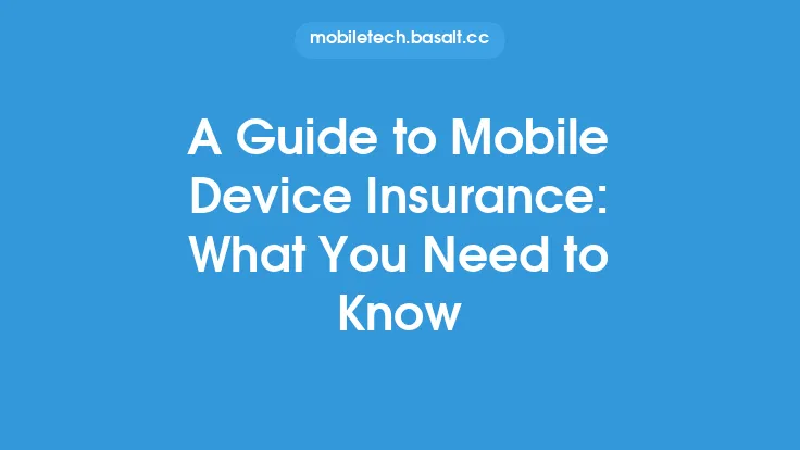 A Guide to Mobile Device Insurance: What You Need to Know Thumbnail