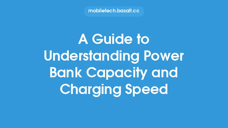 A Guide to Understanding Power Bank Capacity and Charging Speed Thumbnail