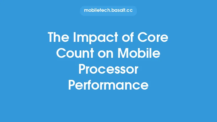 The Impact of Core Count on Mobile Processor Performance Thumbnail