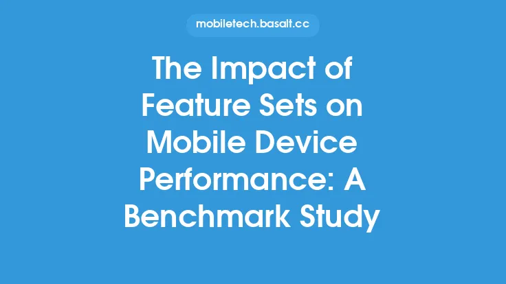 The Impact of Feature Sets on Mobile Device Performance: A Benchmark Study Thumbnail