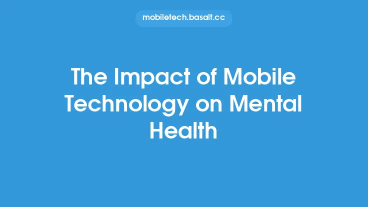 The Impact of Mobile Technology on Mental Health Thumbnail