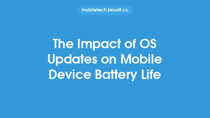 The Impact of OS Updates on Mobile Device Battery Life Thumbnail