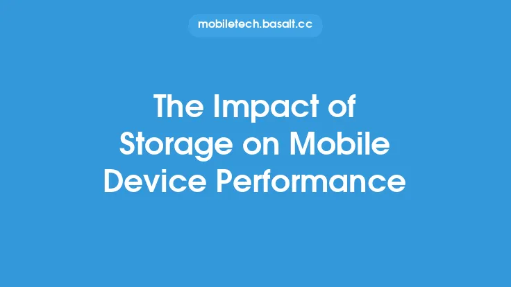 The Impact of Storage on Mobile Device Performance Thumbnail