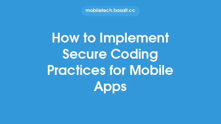 How to Implement Secure Coding Practices for Mobile Apps Thumbnail