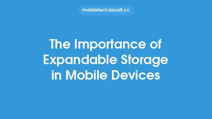 The Importance of Expandable Storage in Mobile Devices Thumbnail