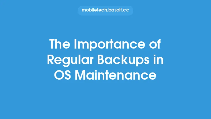 The Importance of Regular Backups in OS Maintenance Thumbnail