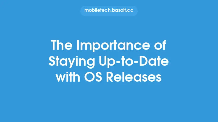 The Importance of Staying Up-to-Date with OS Releases Thumbnail