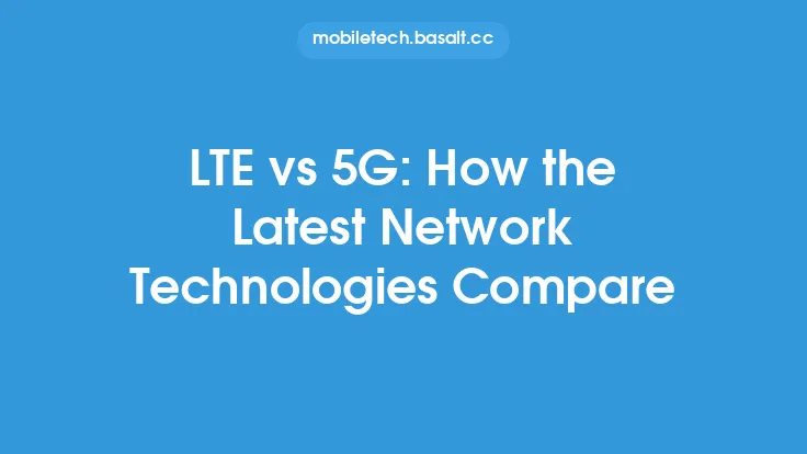LTE vs 5G: How the Latest Network Technologies Compare Thumbnail
