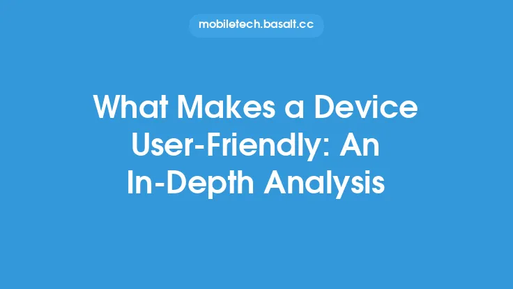 What Makes a Device User-Friendly: An In-Depth Analysis Thumbnail
