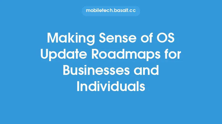 Making Sense of OS Update Roadmaps for Businesses and Individuals Thumbnail