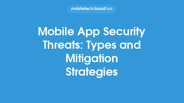 Mobile App Security Threats: Types and Mitigation Strategies Thumbnail
