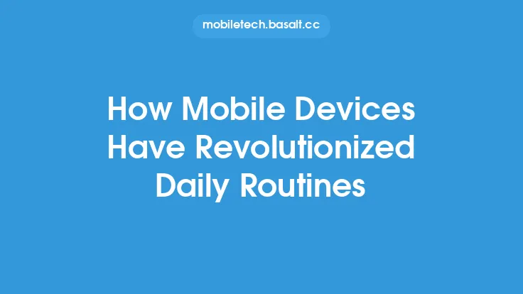 How Mobile Devices Have Revolutionized Daily Routines Thumbnail