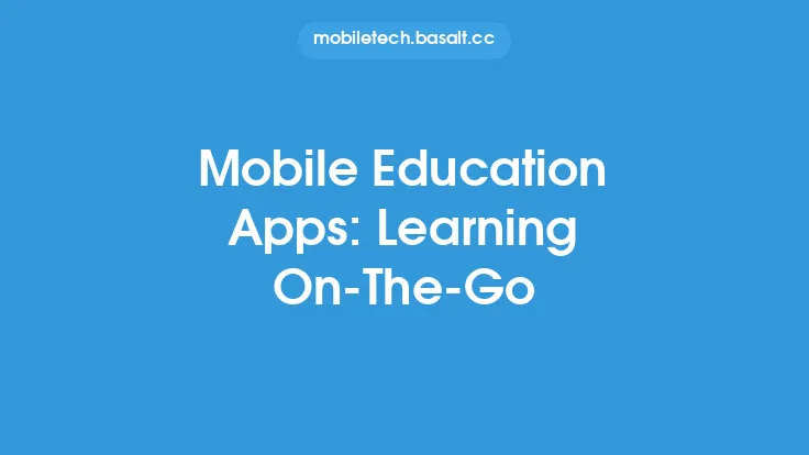 Mobile Education Apps: Learning On-The-Go Thumbnail