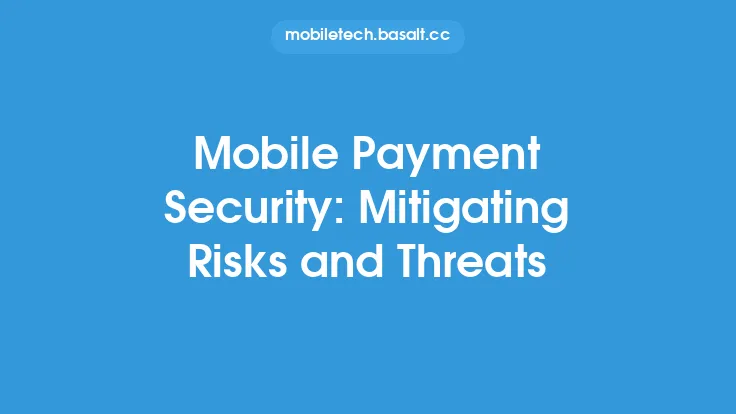 Mobile Payment Security: Mitigating Risks and Threats Thumbnail