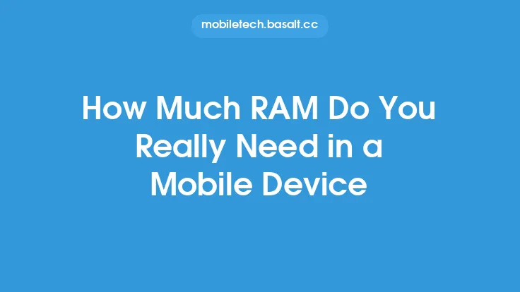How Much RAM Do You Really Need in a Mobile Device Thumbnail