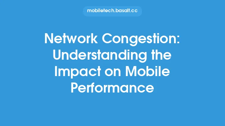 Network Congestion: Understanding the Impact on Mobile Performance Thumbnail